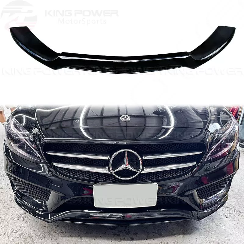 KP擎利國際 BENZ W205 S205 C205 亮黑 C43款 前下巴 AMG用 下巴 C-Class 實體店面