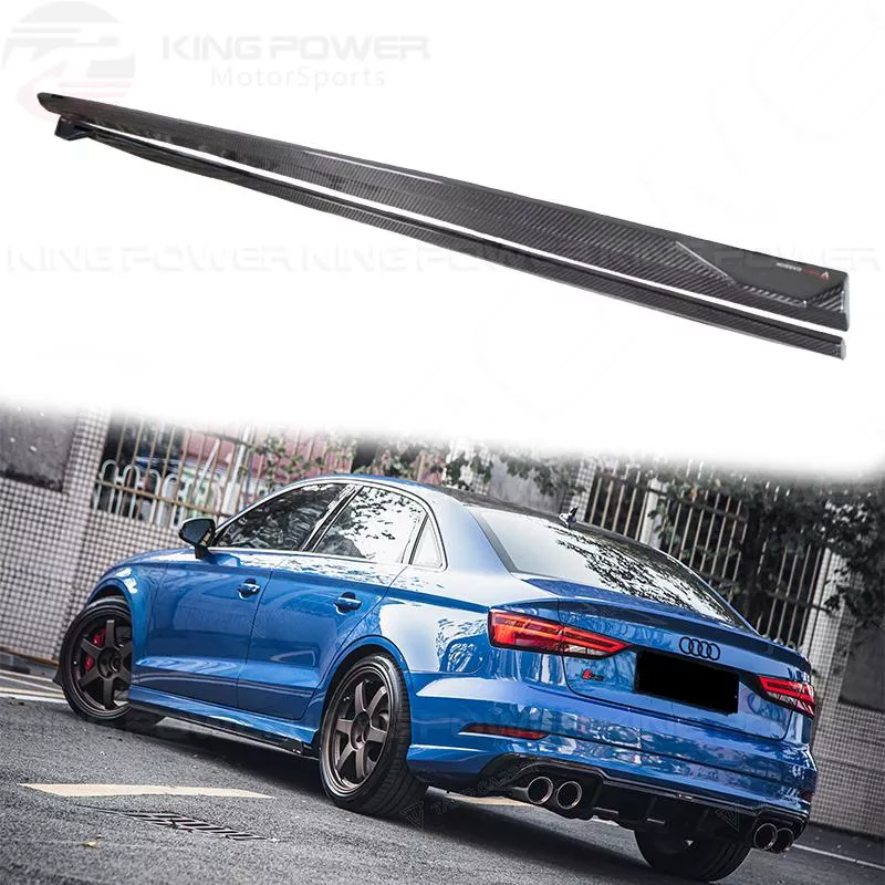 KP擎利國際 AUDI 8V A3 TAKD款 碳纖維 側裙墊片 側裙