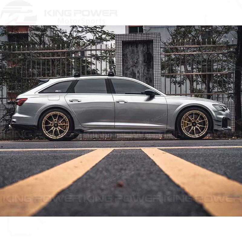 KP擎利國際 AUDI A6 C8 Allroad TAKD 碳纖維 側裙