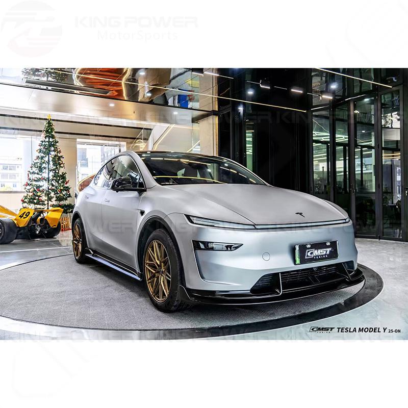 KP擎利國際 25+ Tesla Model Y 後期 特斯拉 CMST 流光款 空力套件 亮黑 外觀套件
