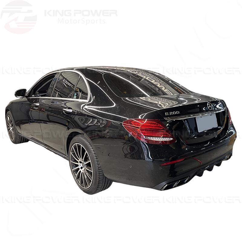 KP擎利國際 前期 Benz W213 S213 標準車用 行政款後下巴+尾管 E63方管 尾飾管 後下擾流