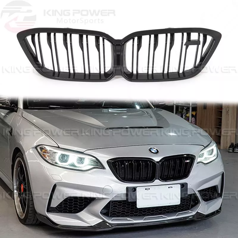 KP擎利國際 BMW F87 M2C 小改款 雙槓 亮黑 水箱罩 鼻頭 M2Competition 不含M2標 實體店面