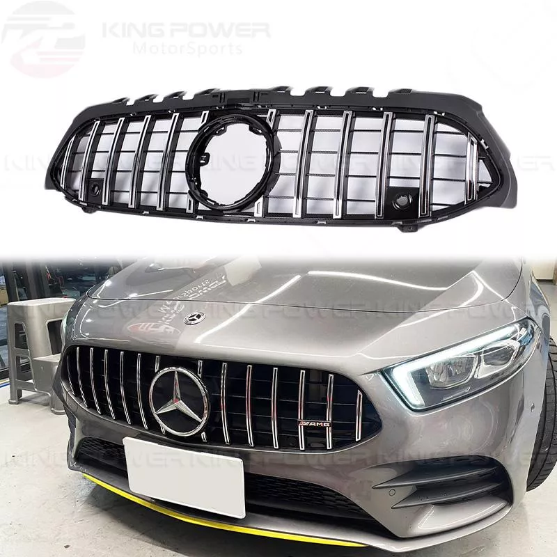 KP擎利國際 BENZ 18-22 前期 W177 A-Class GT 水箱罩 直瀑式 電鍍銀/全亮黑 實體店面