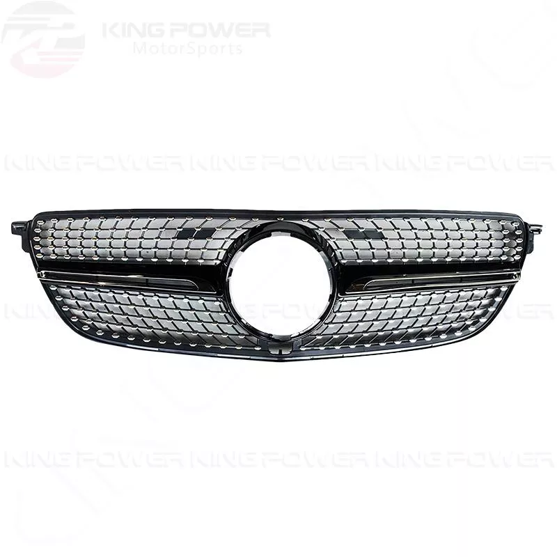 KP擎利國際 賓士 BENZ 小改款 W166 GLE 亮黑/電鍍銀 滿天星水箱罩 中網 實體店面 預約安裝