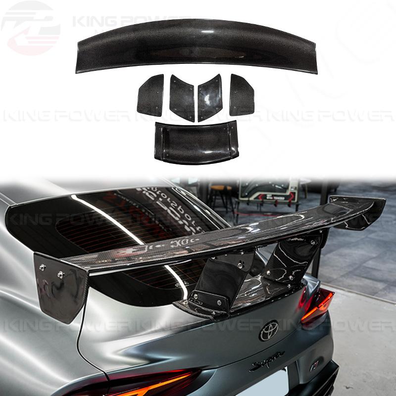 KP擎利國際 Toyota GR Supra A90 碳纖維 V款 大尾翼 鴨尾 牛魔王 實體店面 預約安裝