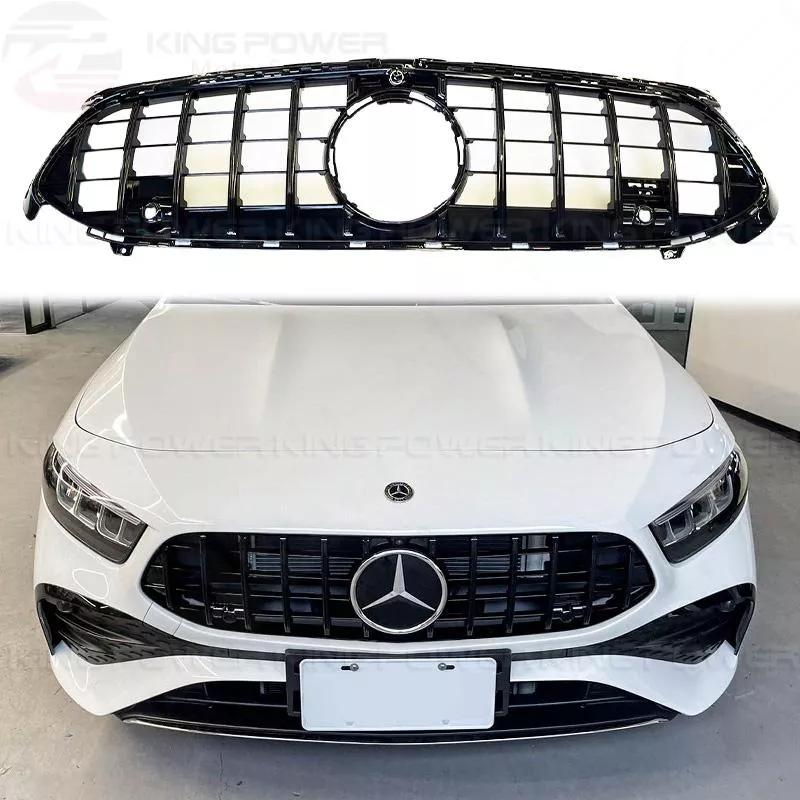 KP擎利國際 BENZ 23+ 後期 W177 V177 GT 水箱罩 中網 電鍍銀/全亮黑 A-Class 實體店面