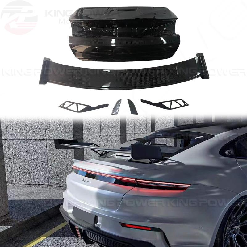 KP擎利國際 Porsche Taycan 保時捷 電車 碳纖維大尾翼 尾翼 後車箱 後尾廂 卡夢