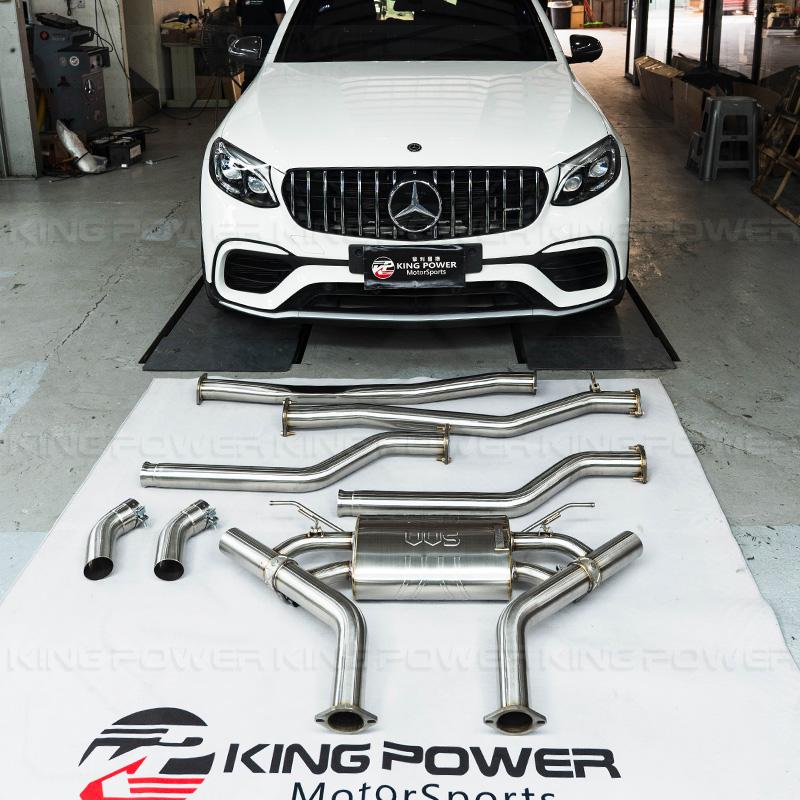 KP擎利國際 Mercedes Benz X253 GLC63 4.0 V8 VVS排氣管 中尾段/頭段 不鏽鋼電子閥門