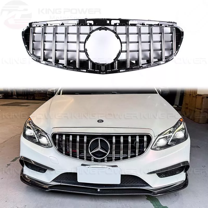 KP擎利國際 BENZ 13-16 W212 後期 GT水箱罩 中網 E250 E300 E350 鍍銀/亮黑 實體店面