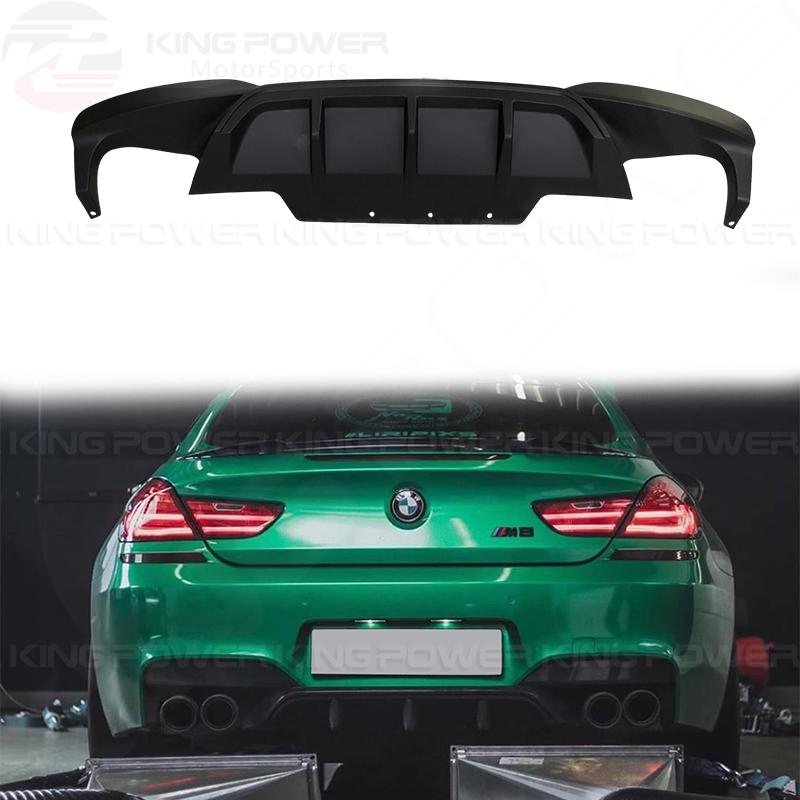 KP擎利國際 12-16 BMW F06 F13 F12 6系 霧黑P款 後下巴 M-Sport版車型專用 後擾流 後唇