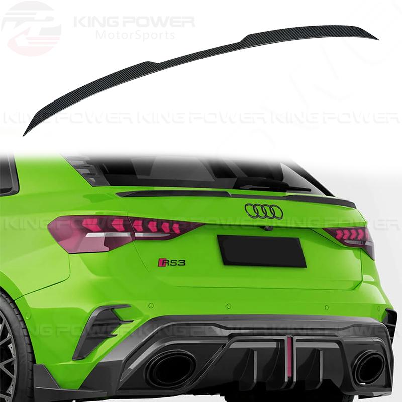 KP擎利國際 AUDI RS3 8Y SQ 碳纖維 乾碳 尾翼 小鴨尾 鴨尾 中翼