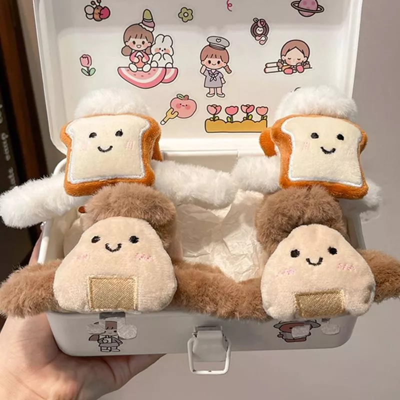 可愛毛絨鯊魚夾