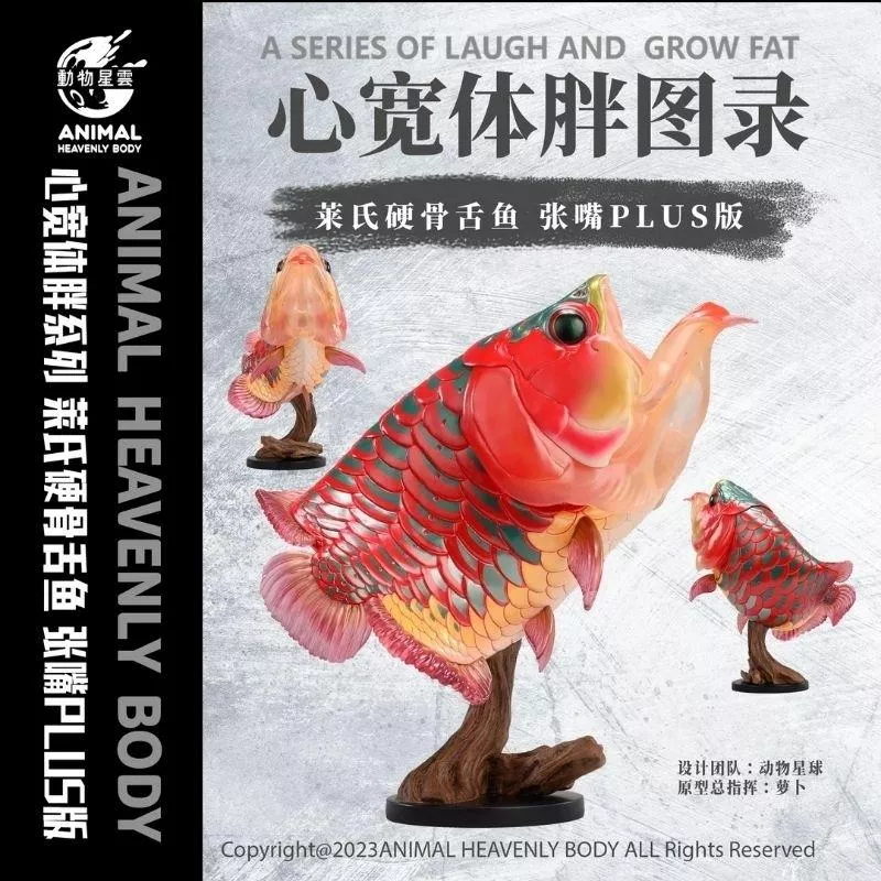 動物星球 動物星雲 台灣代理正版 張嘴紅龍plus 觀賞魚 萊氏硬骨舌魚 張嘴龍魚 張嘴plus 現貨