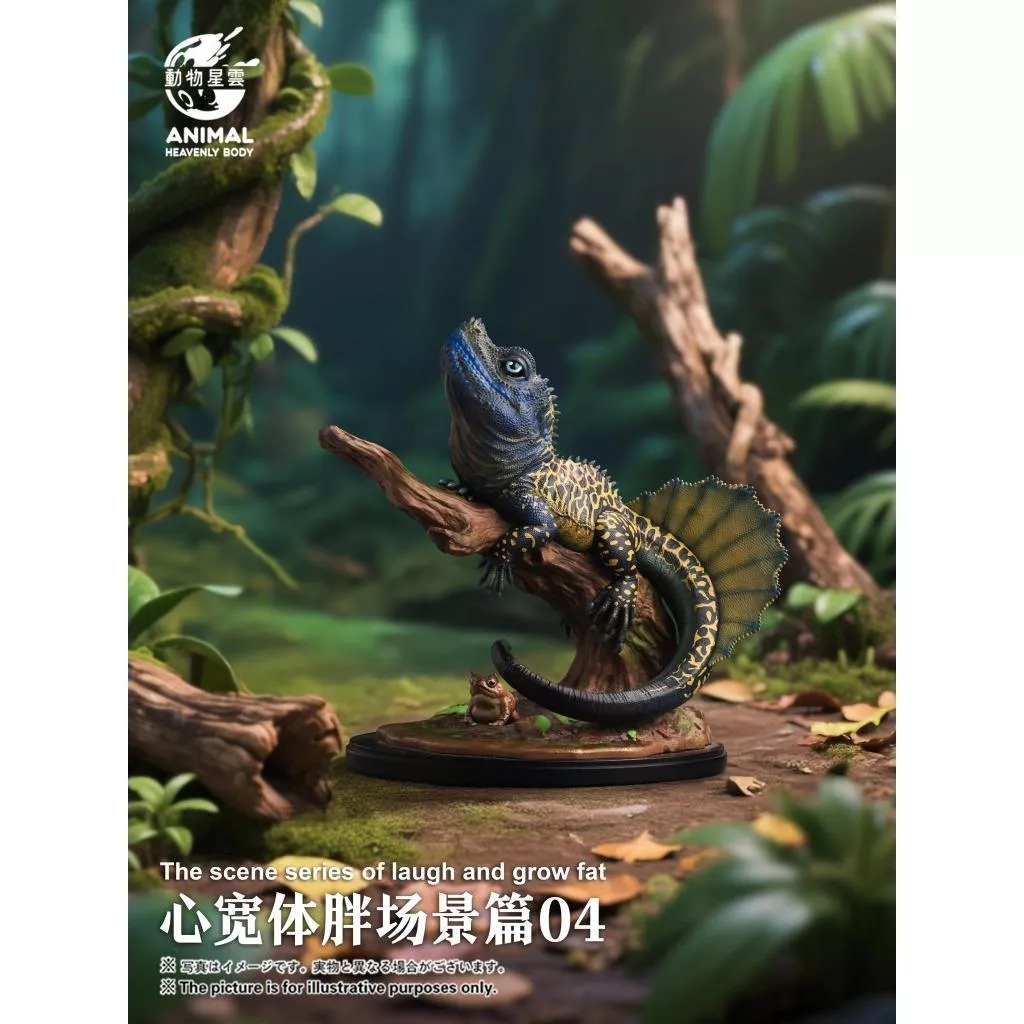 動物星雲 動物星球 心寬體胖 場景篇 第四彈 菲律賓 斑帆蜥 蜥蜴