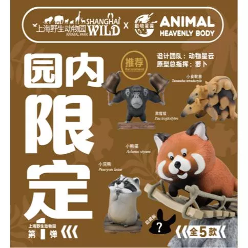 動物星球 動物星雲 現貨 授權代理商 正版 上海野生動物園第一彈 限定 第1彈 盲盒 生日禮物