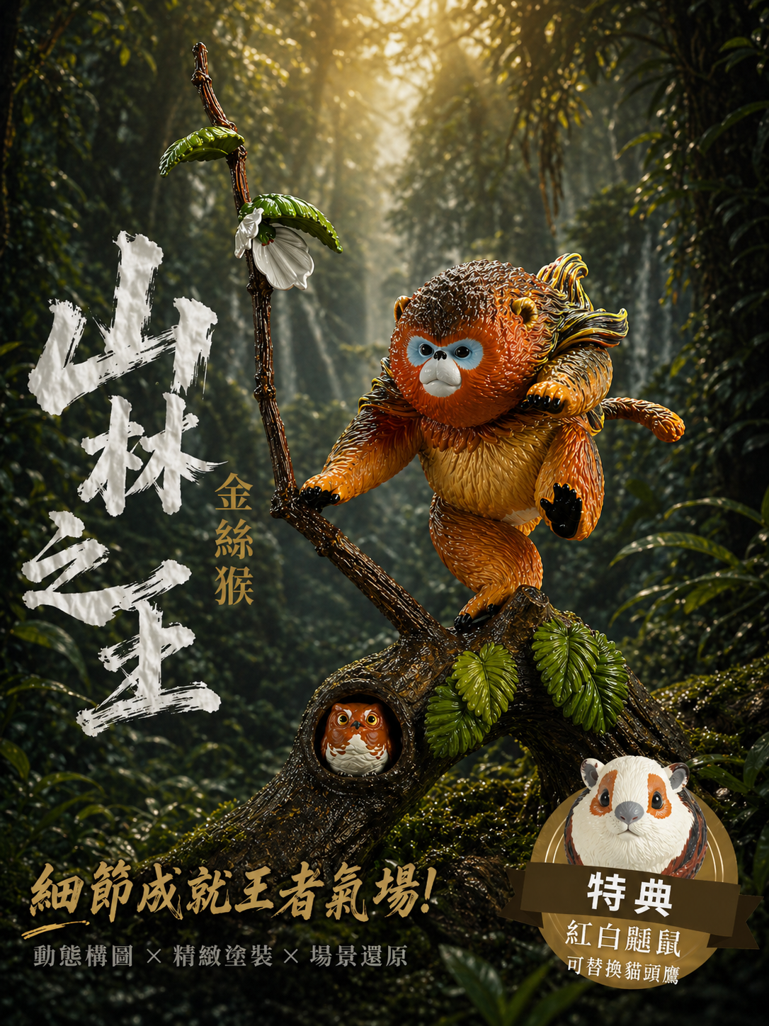 動物星雲 動物星球 場景篇06 金絲猴