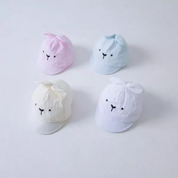 <韓製>竹蜻蜓兔兔棒球軟帽-小寶款／少量現貨