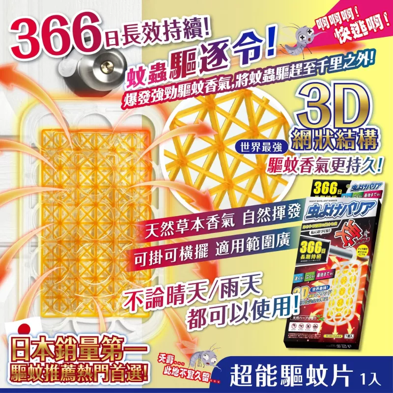 預購。虫よけハリア366防蚊掛