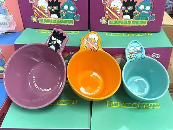 正版 三麗鷗 男團系列 3入疊疊碗