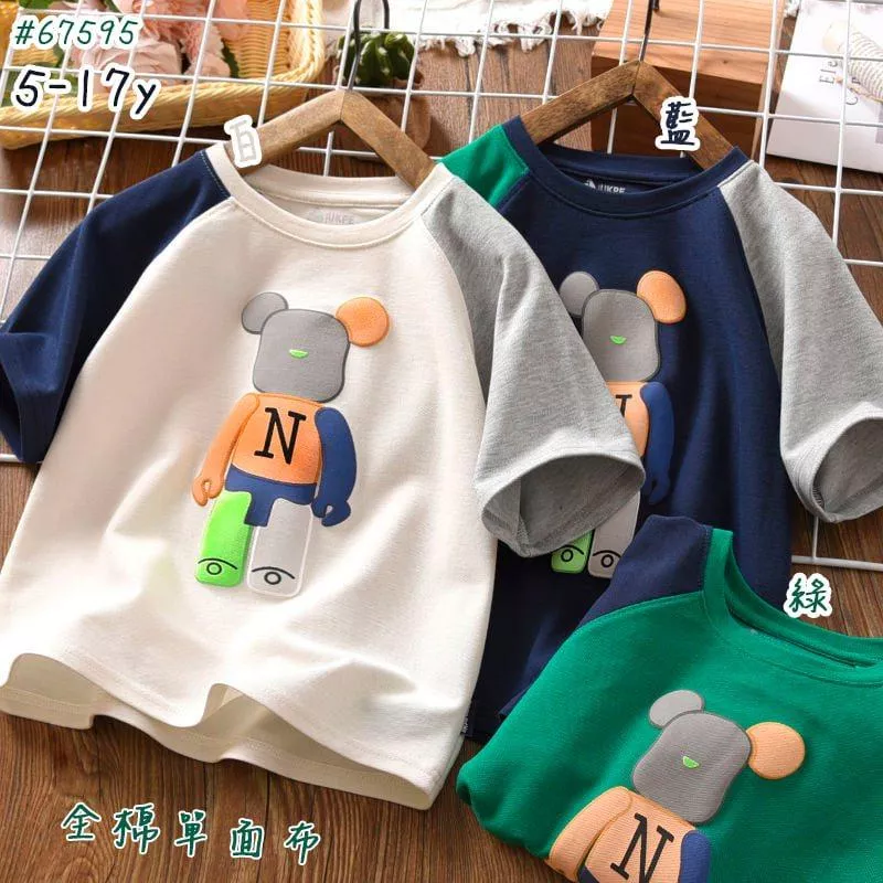 暴力熊短袖T(白)