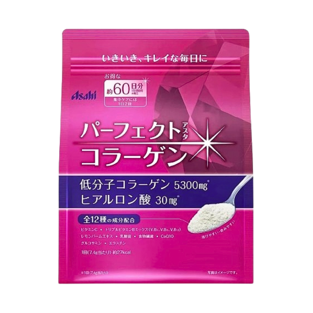 日本《Asahi 朝日》膠原蛋白粉補充包60日 447g