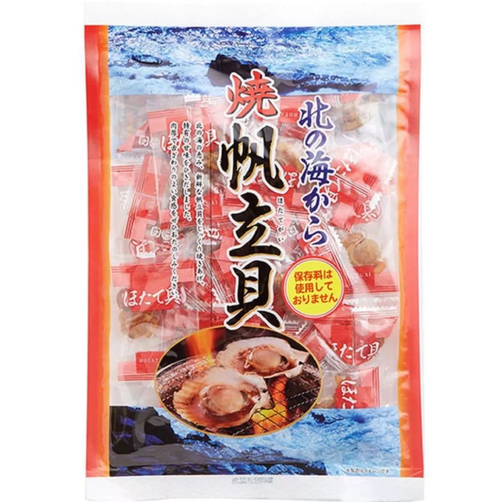 『代購』日本《一榮食品》北海道燒帆立貝 原味大粒 海鮮零食 75g /包