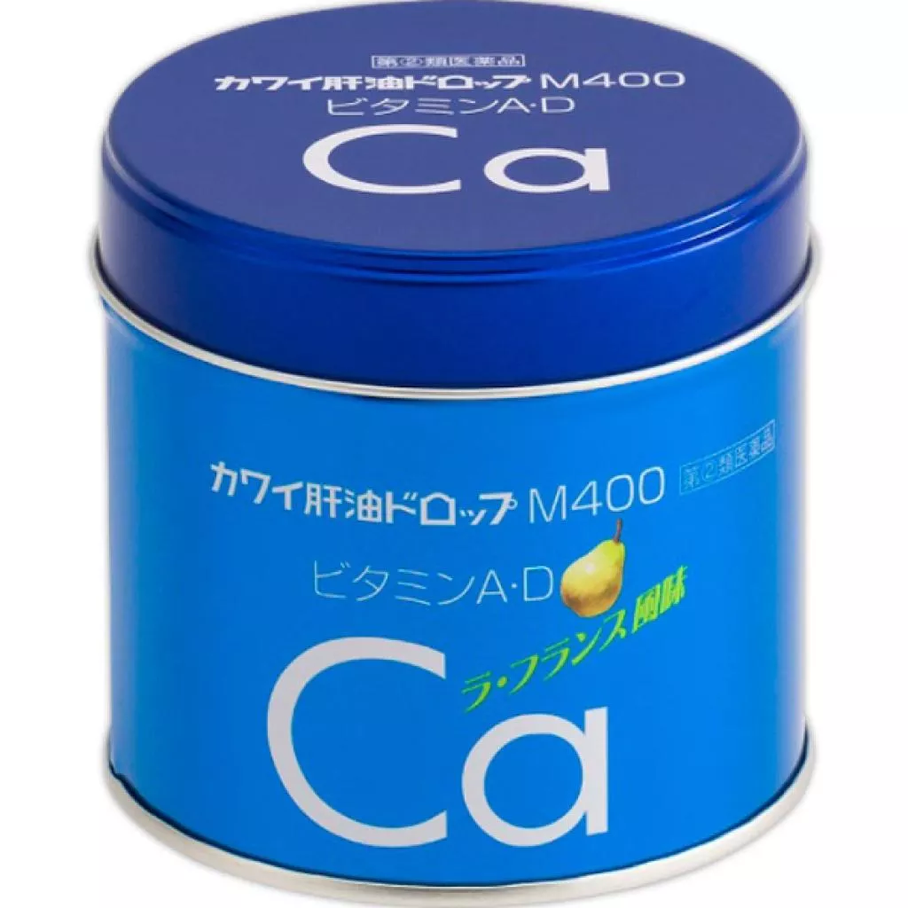 『代購』日本《河合製藥》KAWAI魚肝油軟糖 M400 兒童梨鈣 梨の鈣丸 180粒 /罐