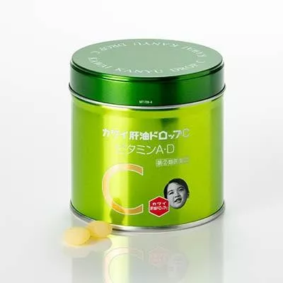 『代購』日本《河合製藥》KAWAI魚肝油軟糖 維他命C+AD 兒童青檸水果味 150粒 /罐