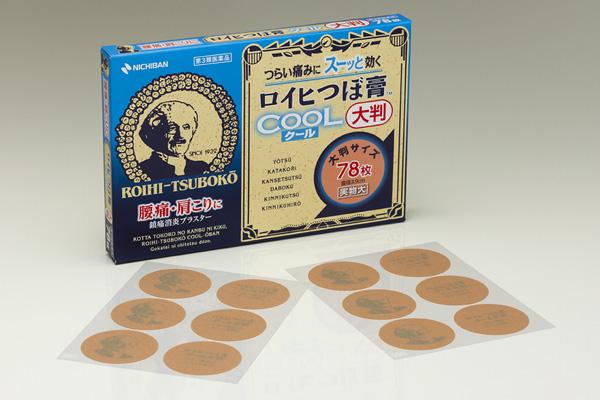 『代購』日本《NICHIBAN老爺爺》涼感舒緩貼布大判 78枚/盒