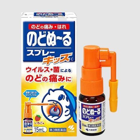『代購』日本《小林製藥》NODOGLE Spray 喉嚨噴霧 草莓風味(兒童適用款) 15mL