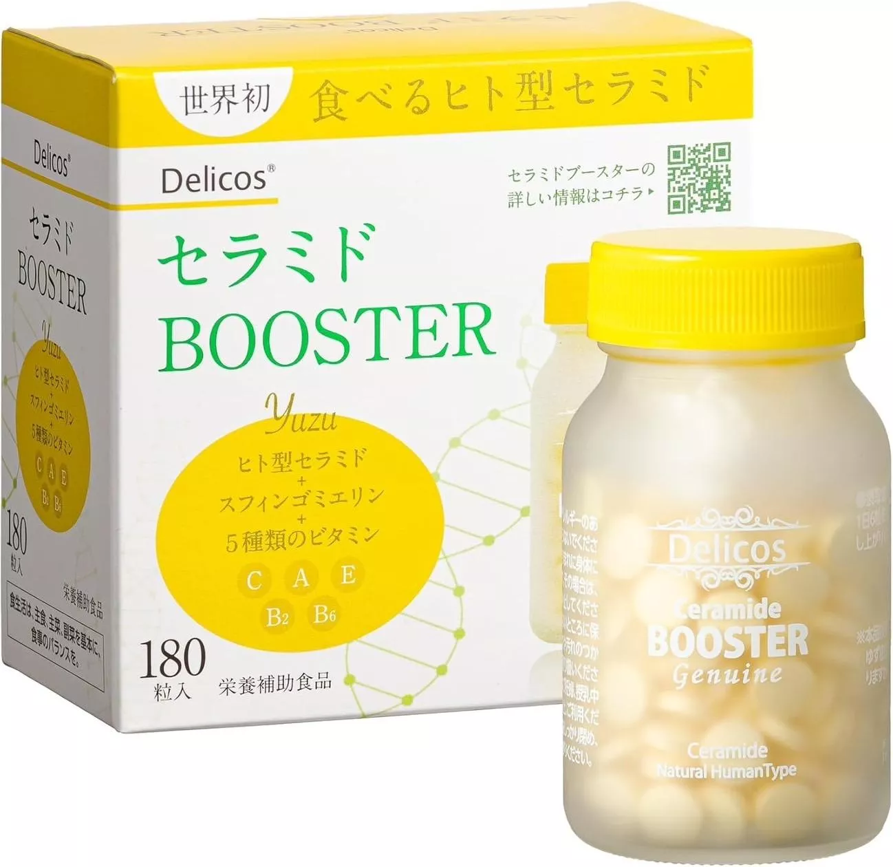 『代購』日本《Delicos》Ceramide Booster 神經醯胺促進劑 -180粒 /瓶  (5/13收單)