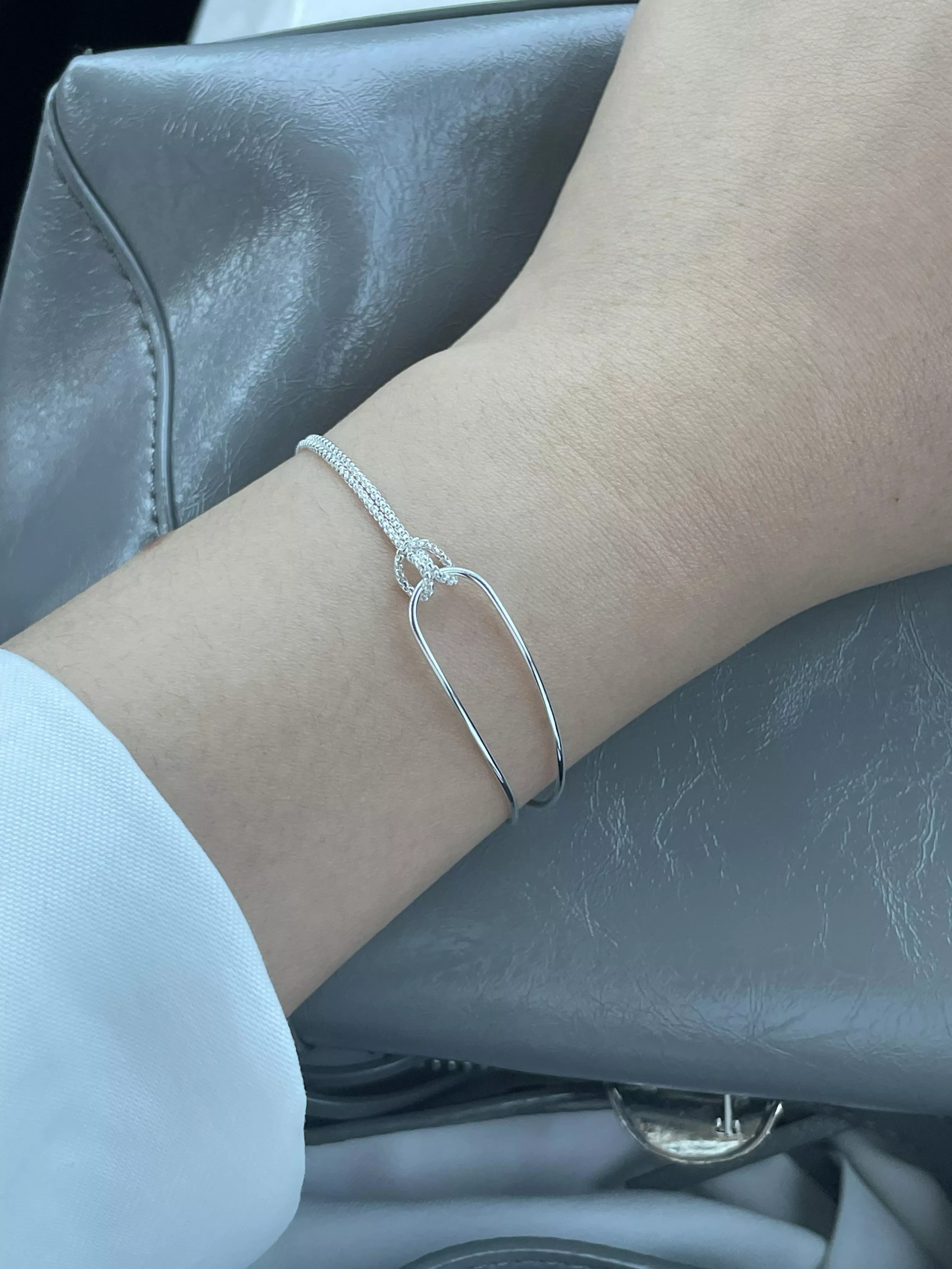 曖曖內含光純銀手鍊