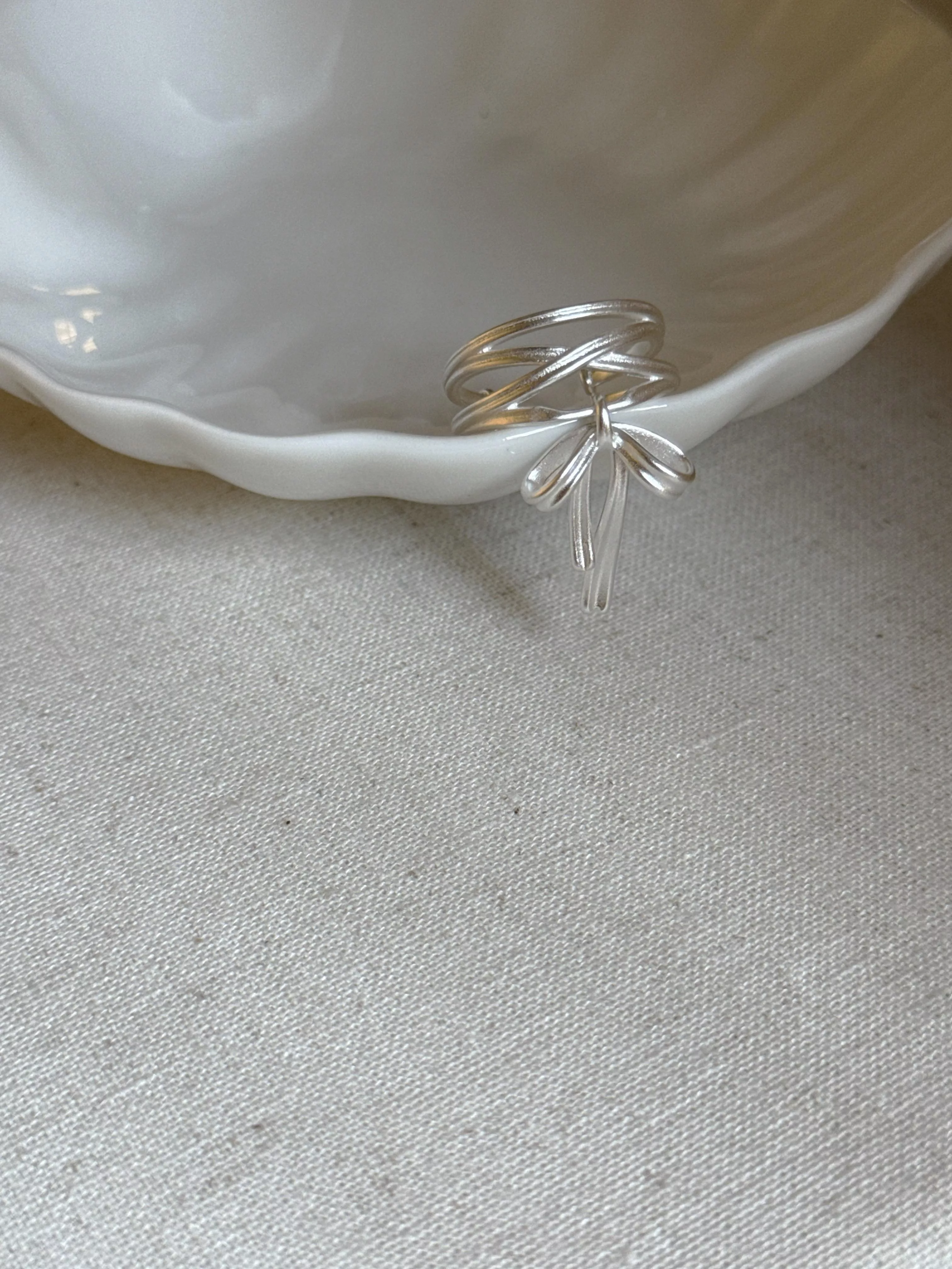 翩翩起舞・純銀開口戒（現貨售完，追加中）