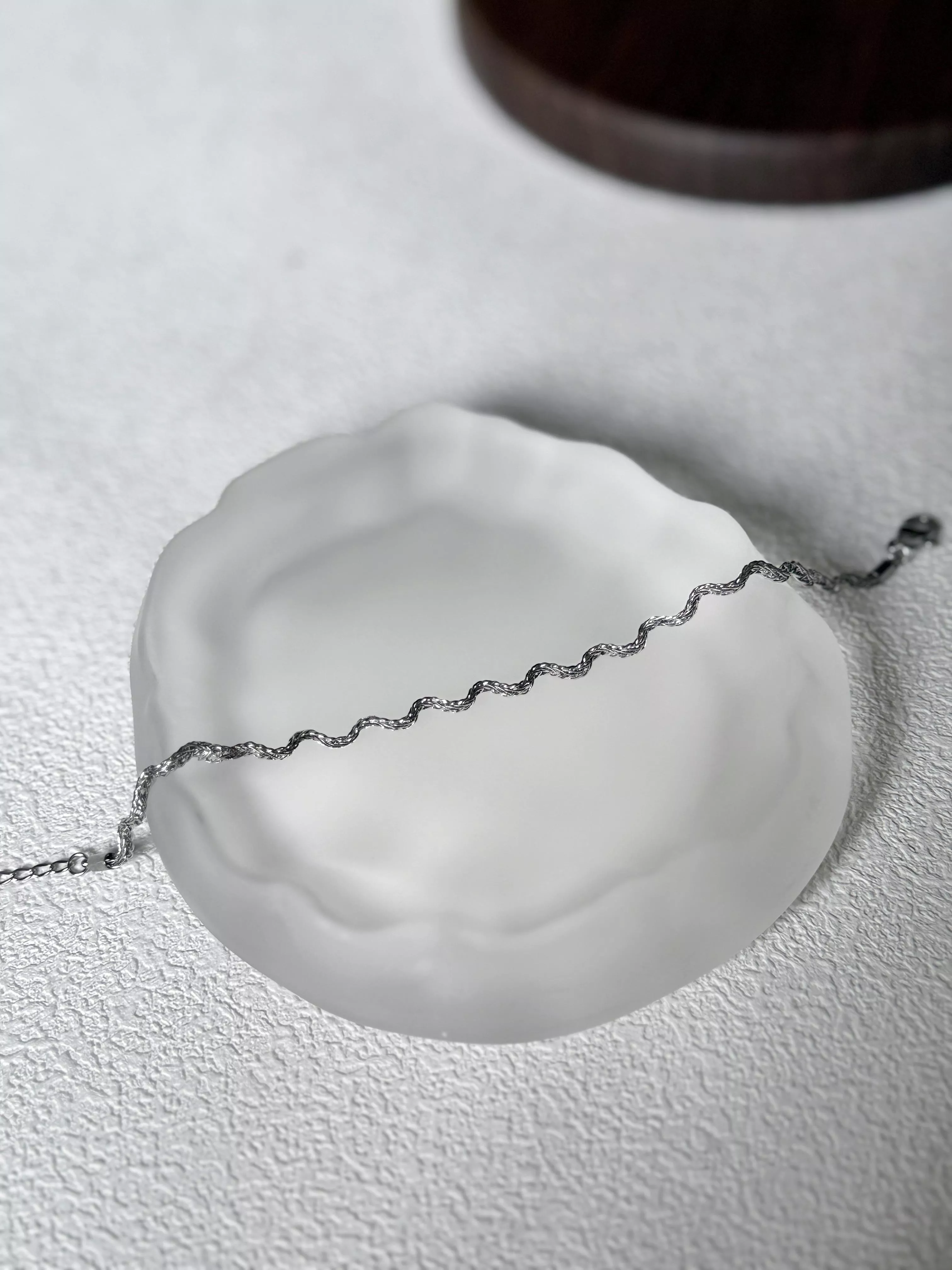 波光粼粼的海｜925純銀手鍊