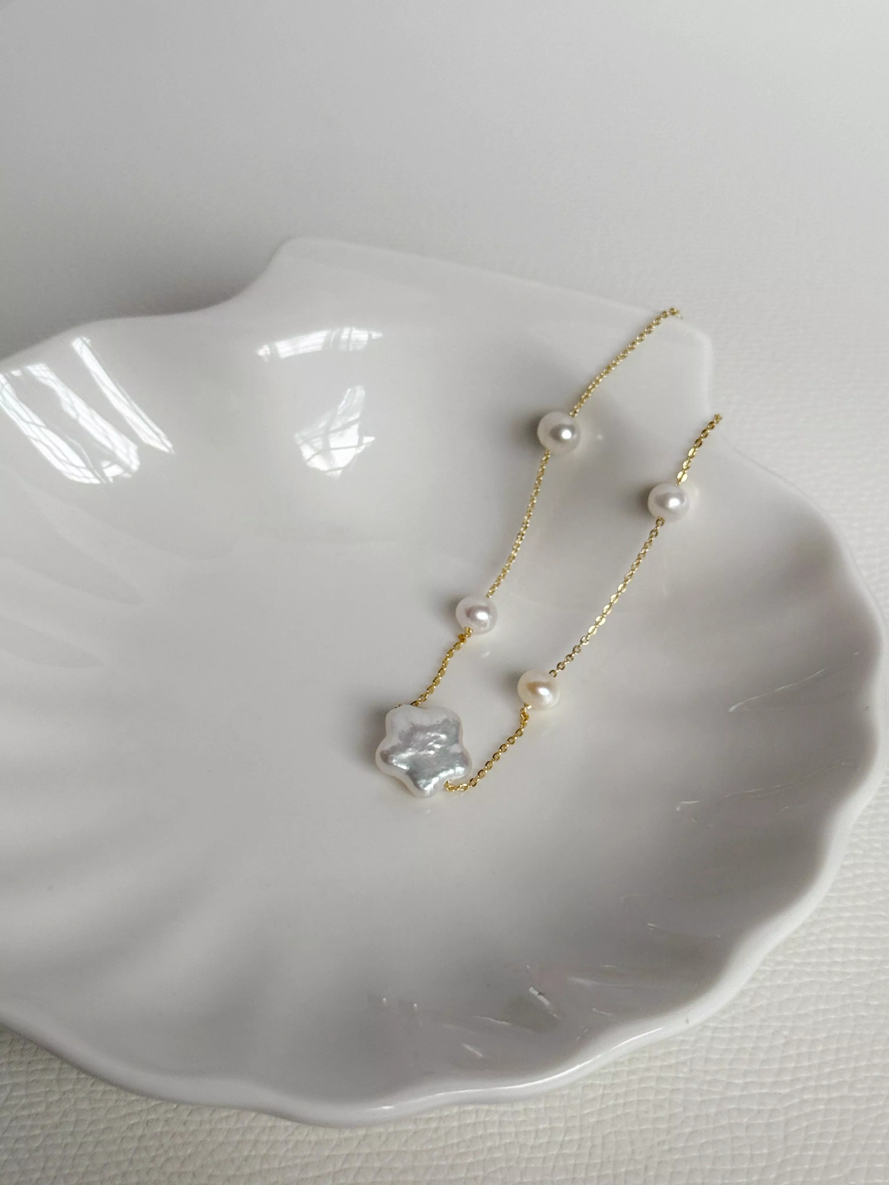 流星之願・星星珍珠手鍊