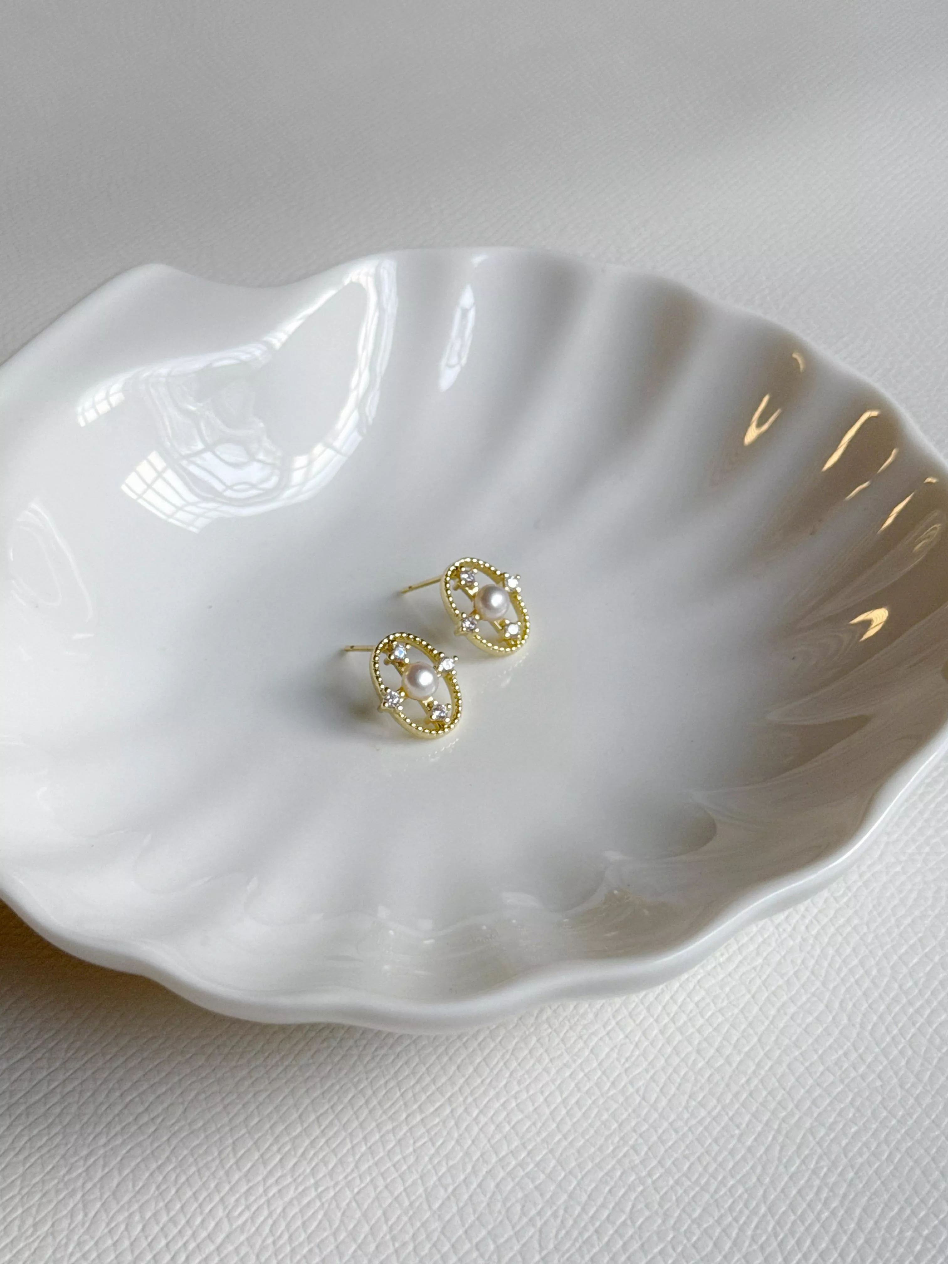 圓舞曲・淡水珍珠耳環