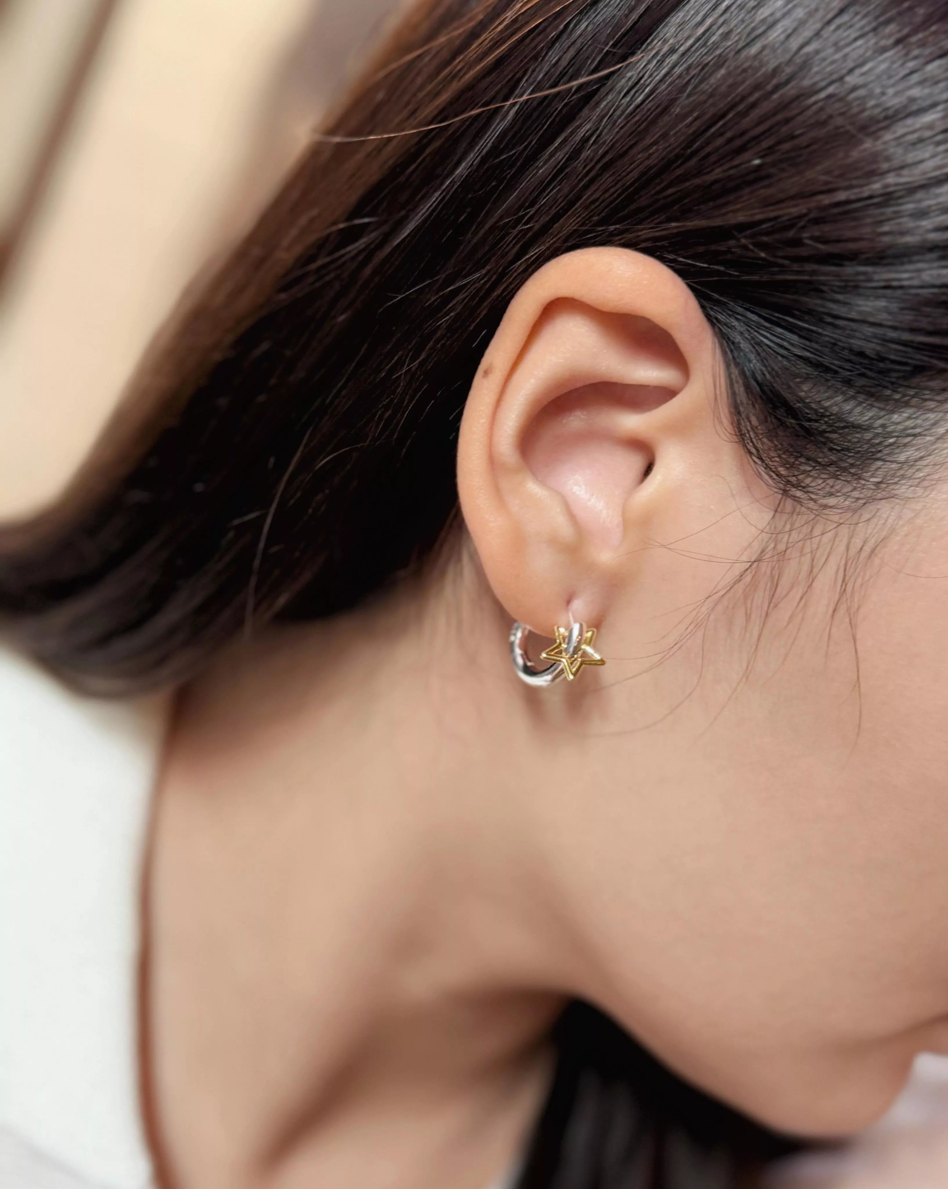 ｜伯利恆之星｜純銀耳環