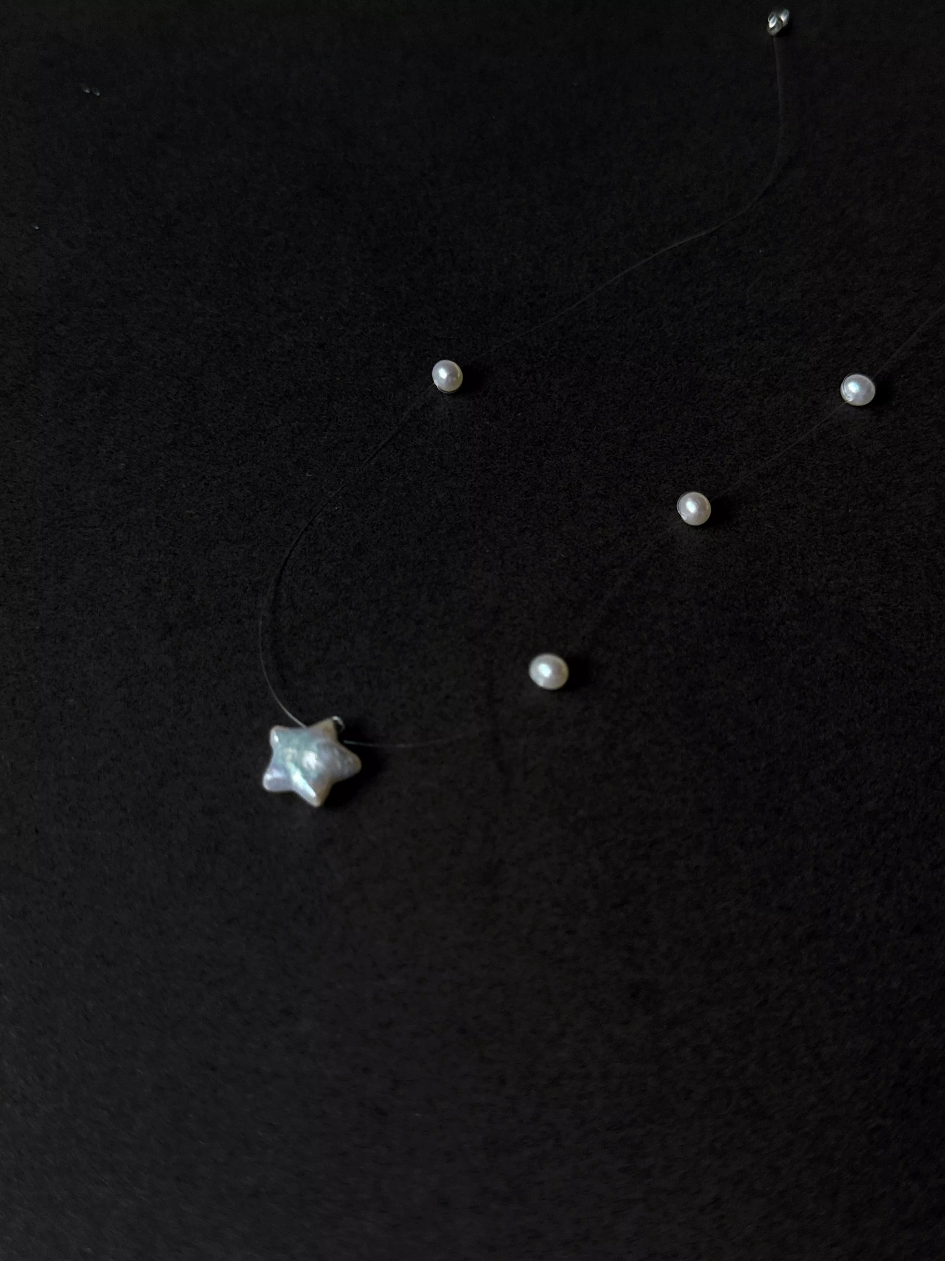 ｜星河呢喃｜滿天星魚線項鍊