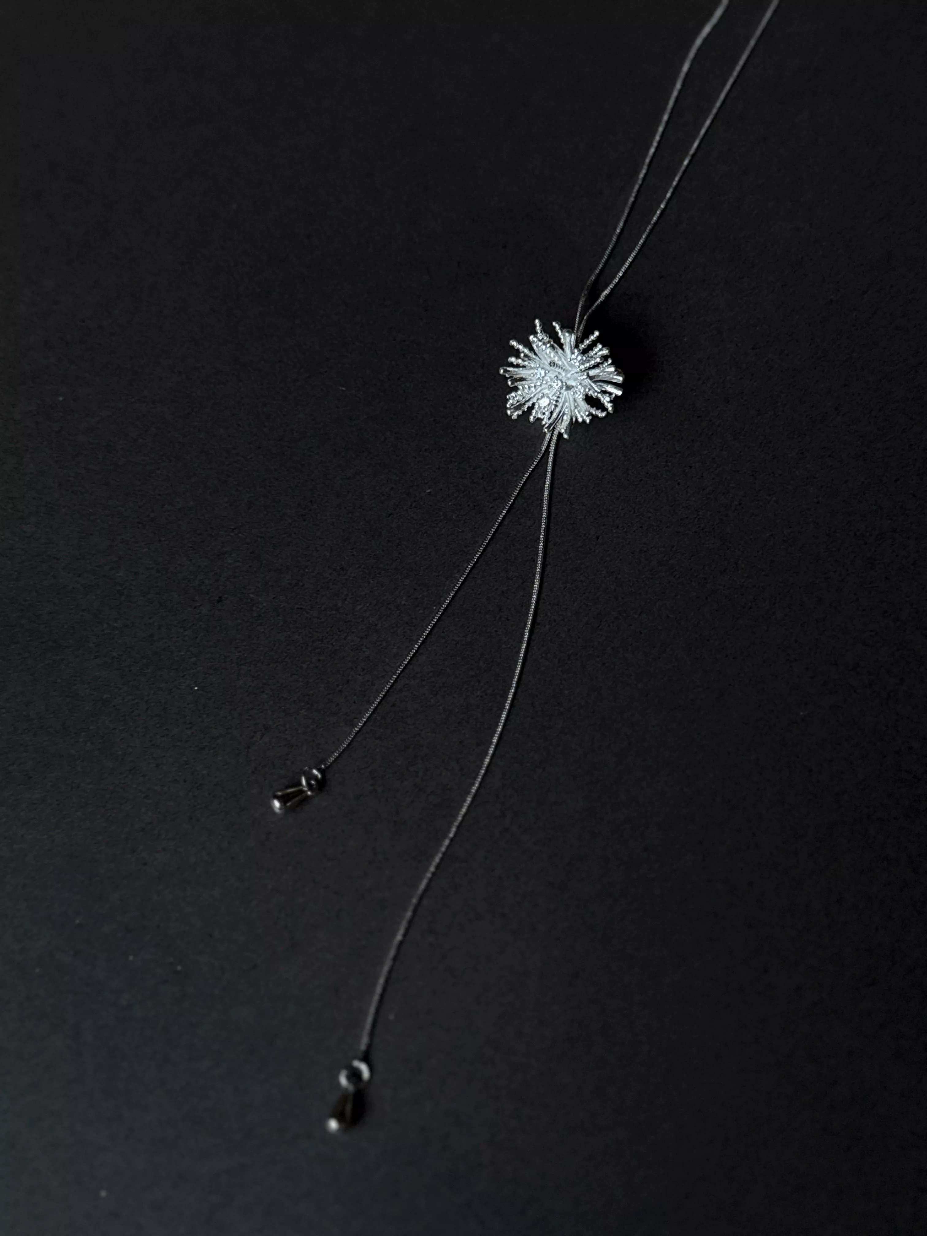 ｜煙花｜純銀調節毛衣鍊