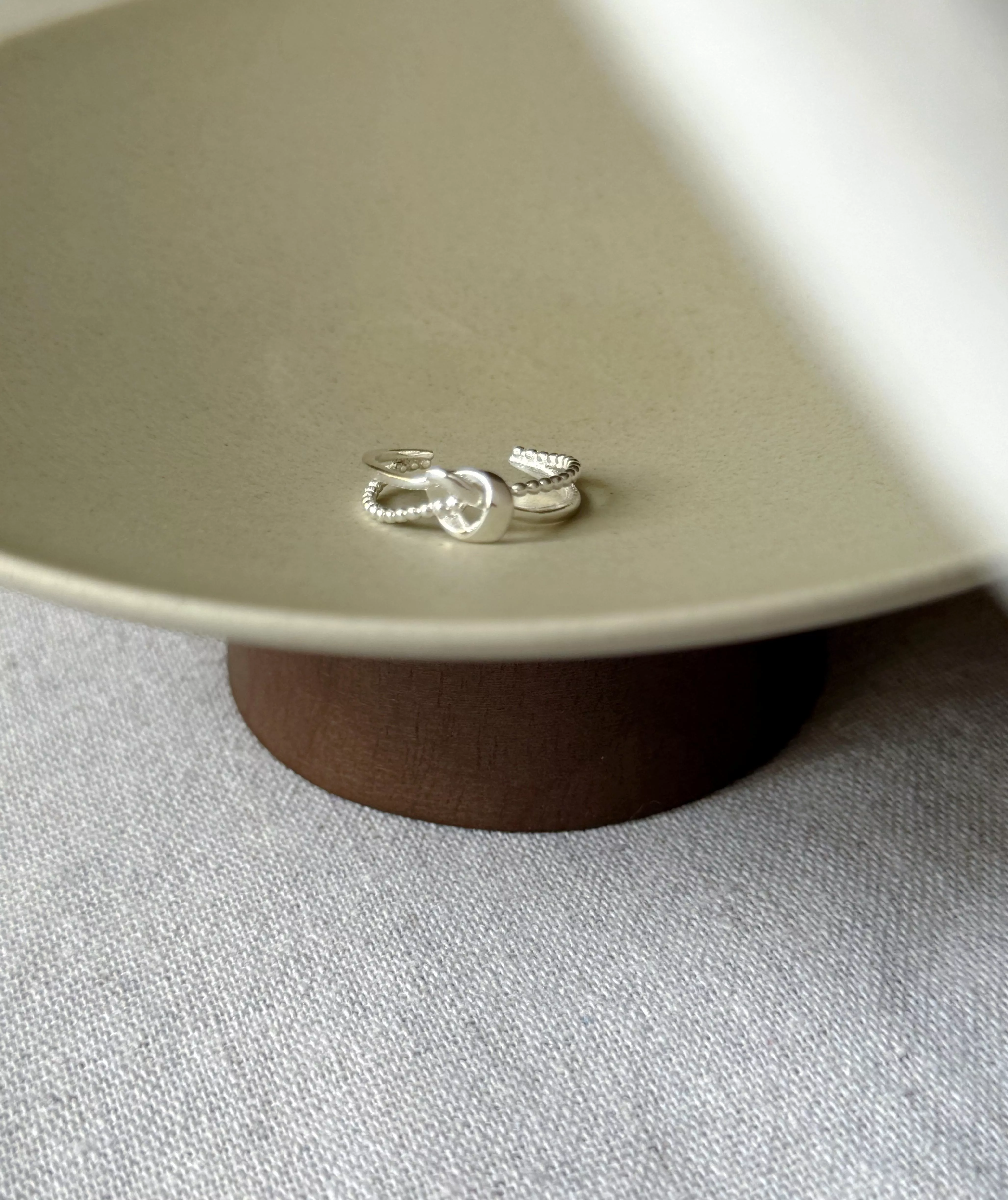 ｜繫｜純銀雙層戒指