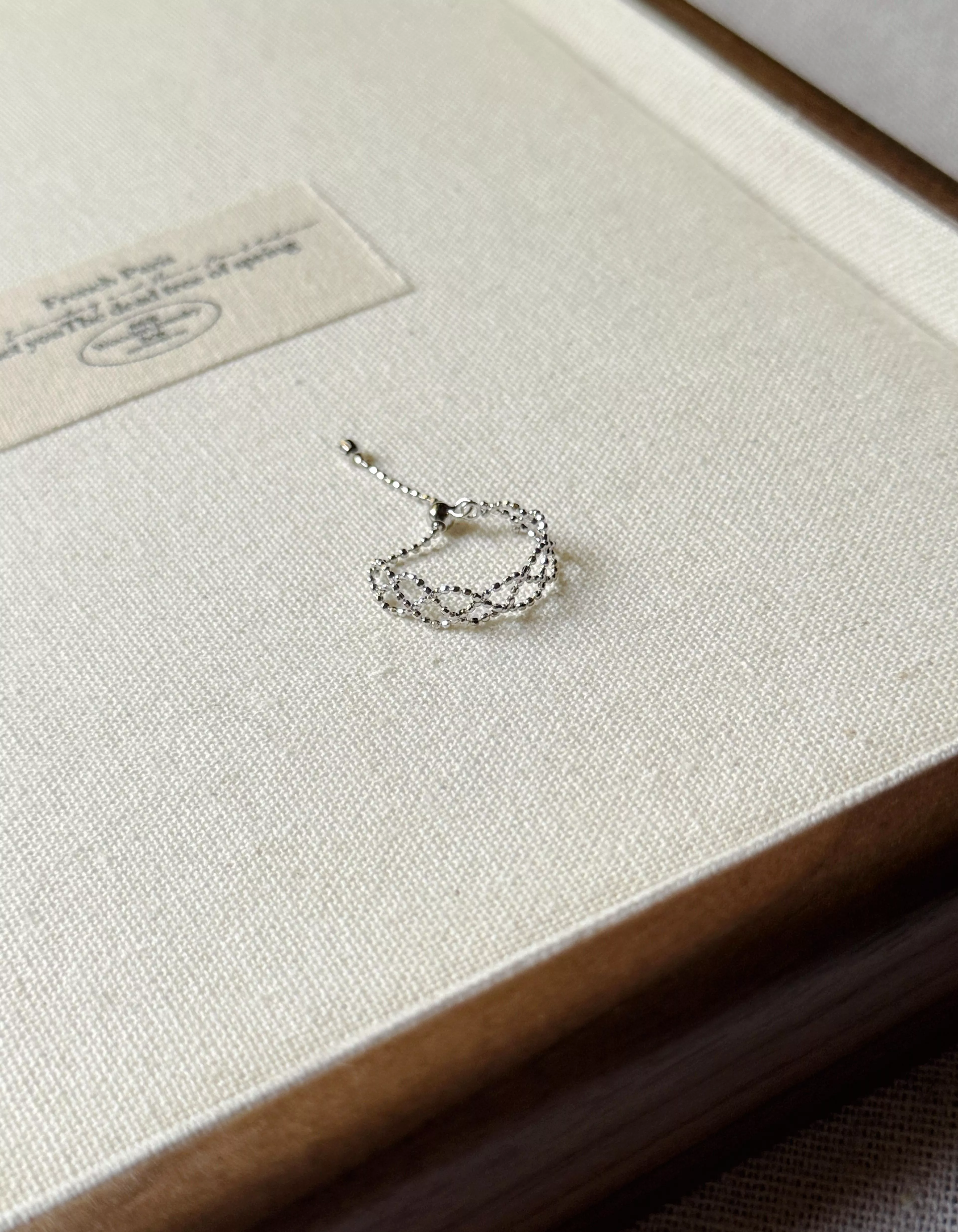 【繾綣】純銀鍊戒