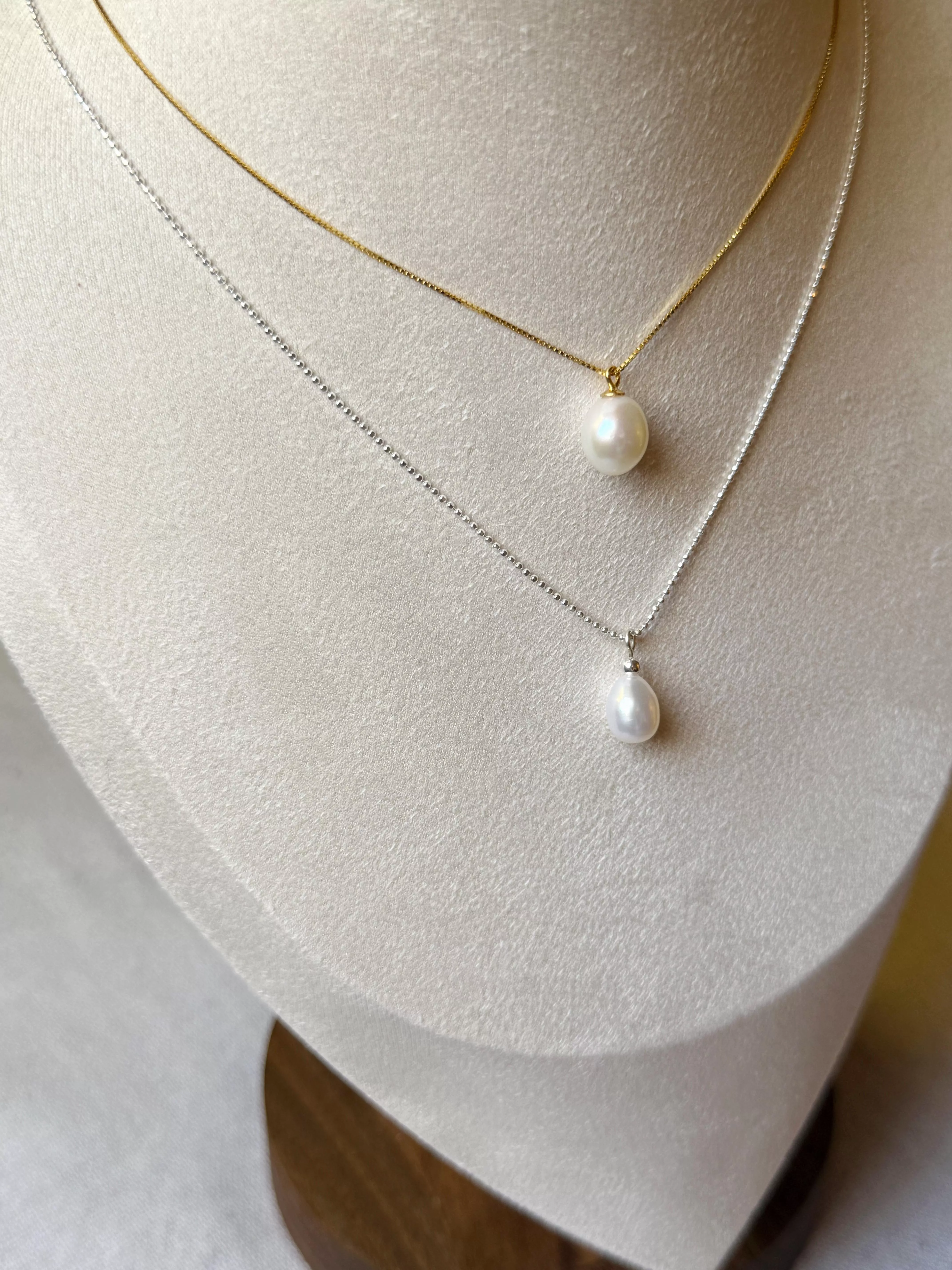 ｜優雅｜珍珠純銀項鍊