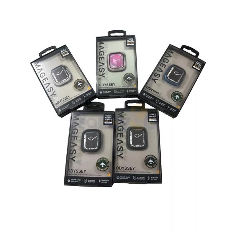 Mageasy 美國魚骨 Odyssey 奧德賽 航太鋁合金 手錶保護殼 Apple Watch 保護殼