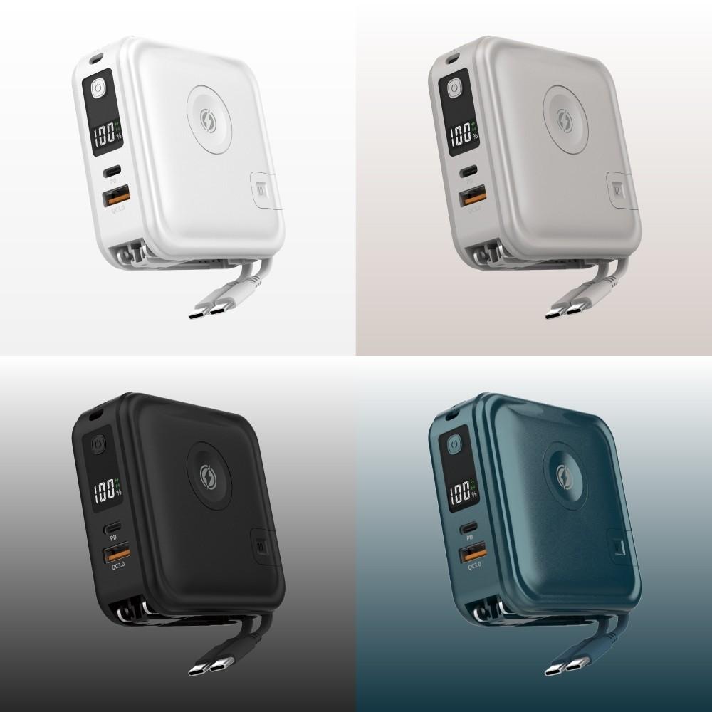 【LaPO】最新款11200mAh無線充行動電源 可出國 快充 WT08P 附充電線 手機架 適用蘋果手錶 贈國際轉接頭