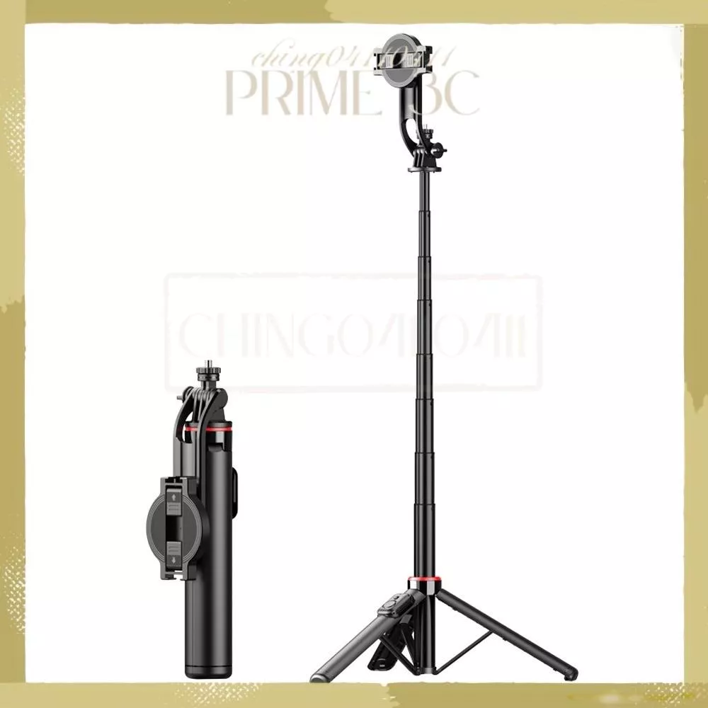 【CYKE】C20 磁吸自拍桿 1.3米 手機三腳架 藍牙自拍棒 隱藏式手機夾 防抖 穩固 俯拍 直播 追劇