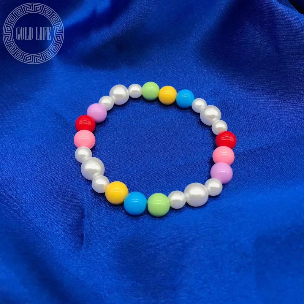 NO NAME 彩色糖果珍珠手鍊