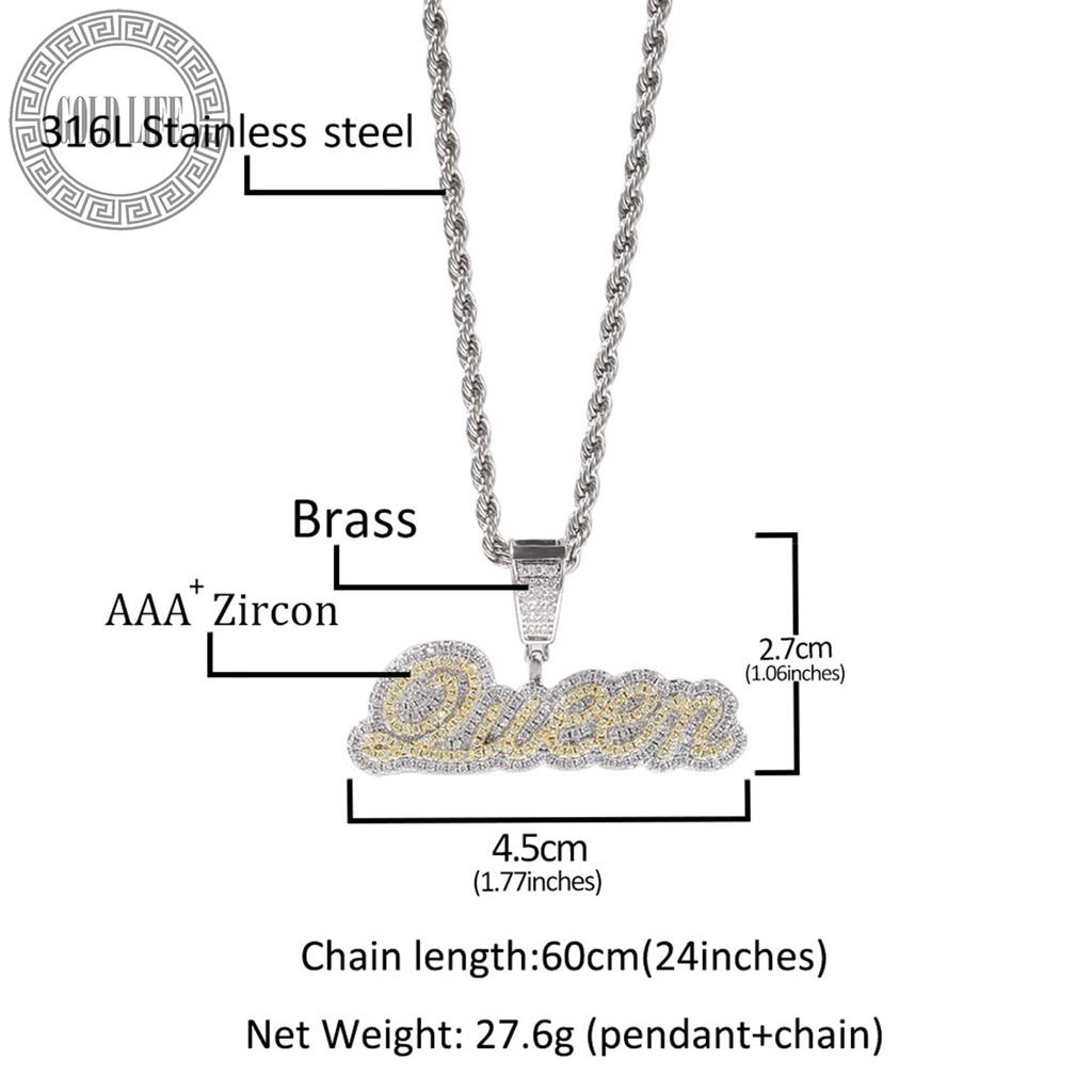 客製開模訂製草寫項鍊