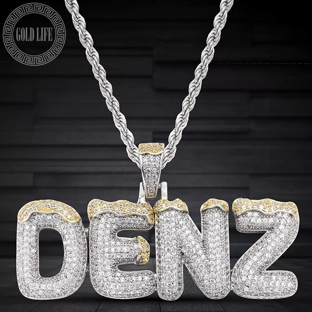 客製化積雪造型泡泡字體吊墜