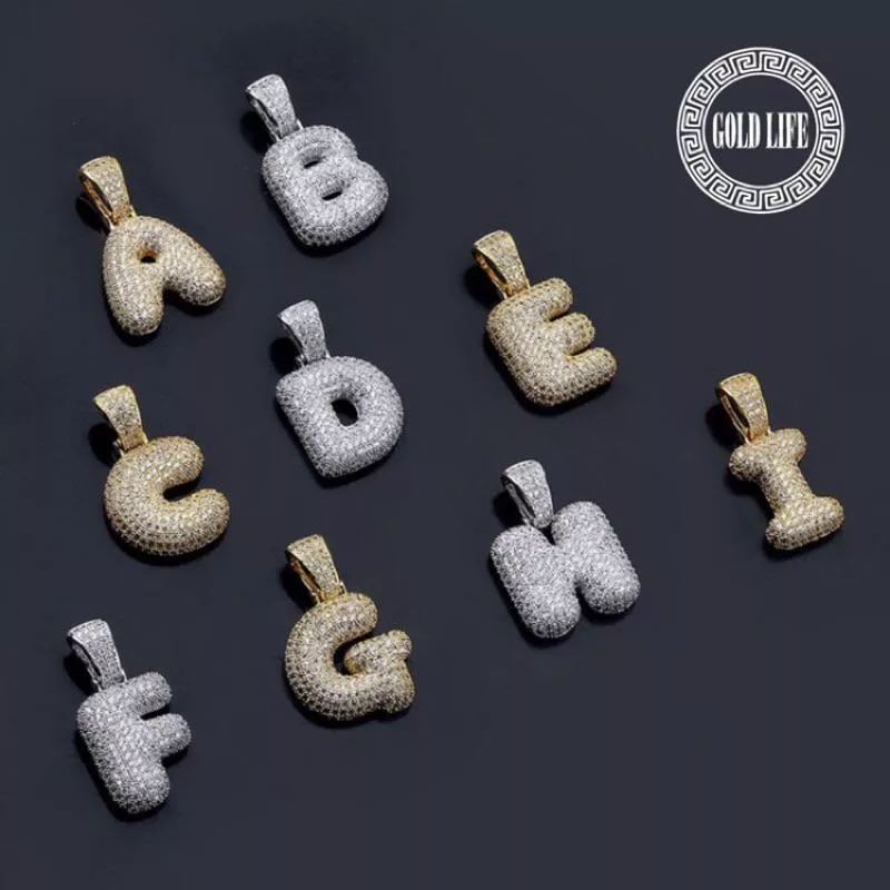 客製經典款泡泡字體項鍊