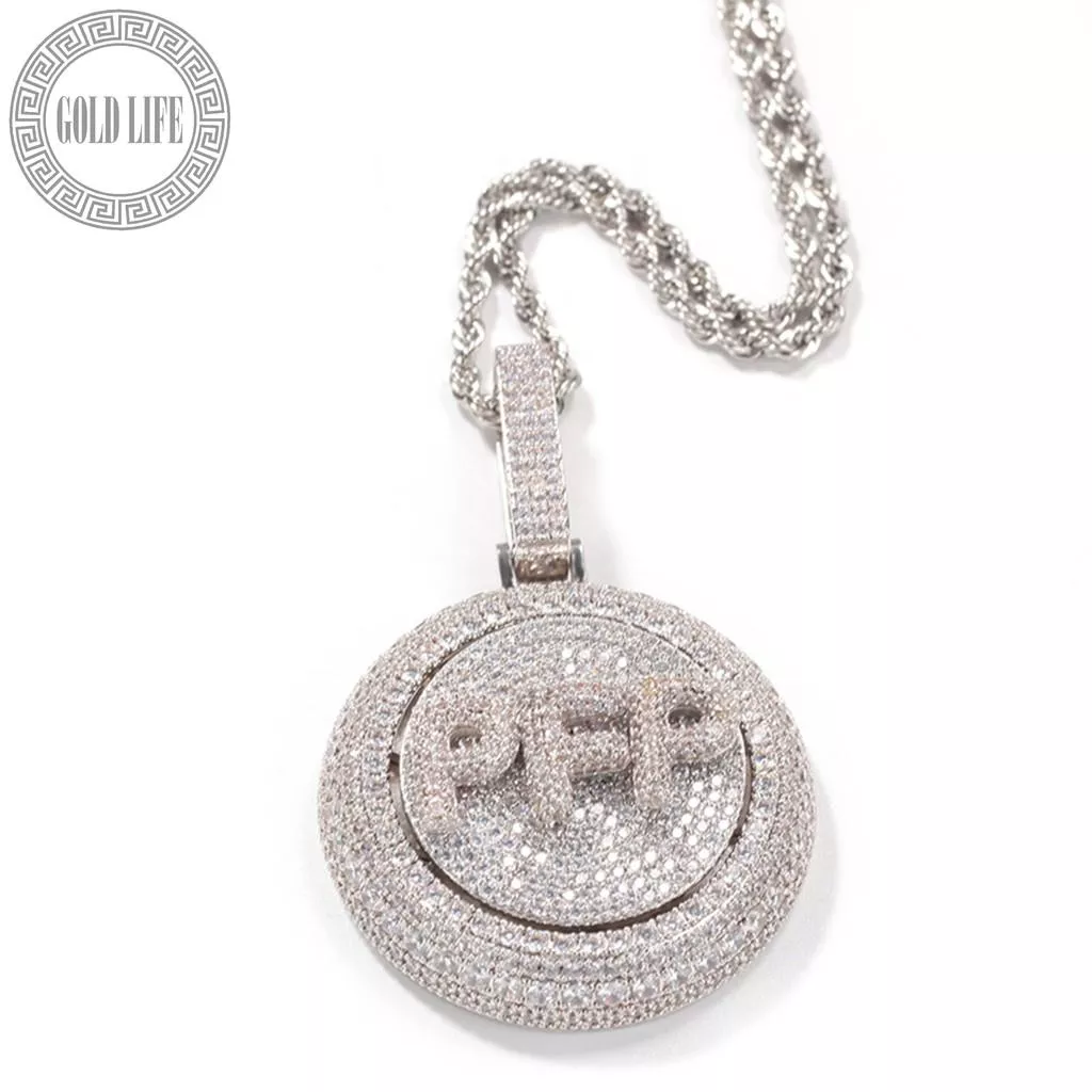 客製鑽石旋轉項鍊